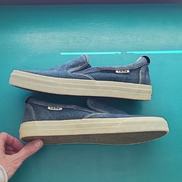Taos Footwear - Rubber Soul Slip-On Sneaker - Denim Blue - 9M - Picture 7 of 7